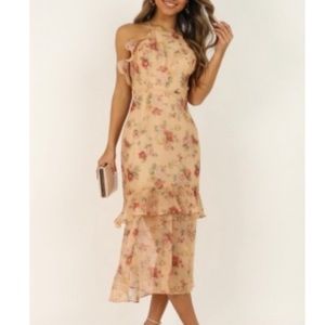 Midi floral dress